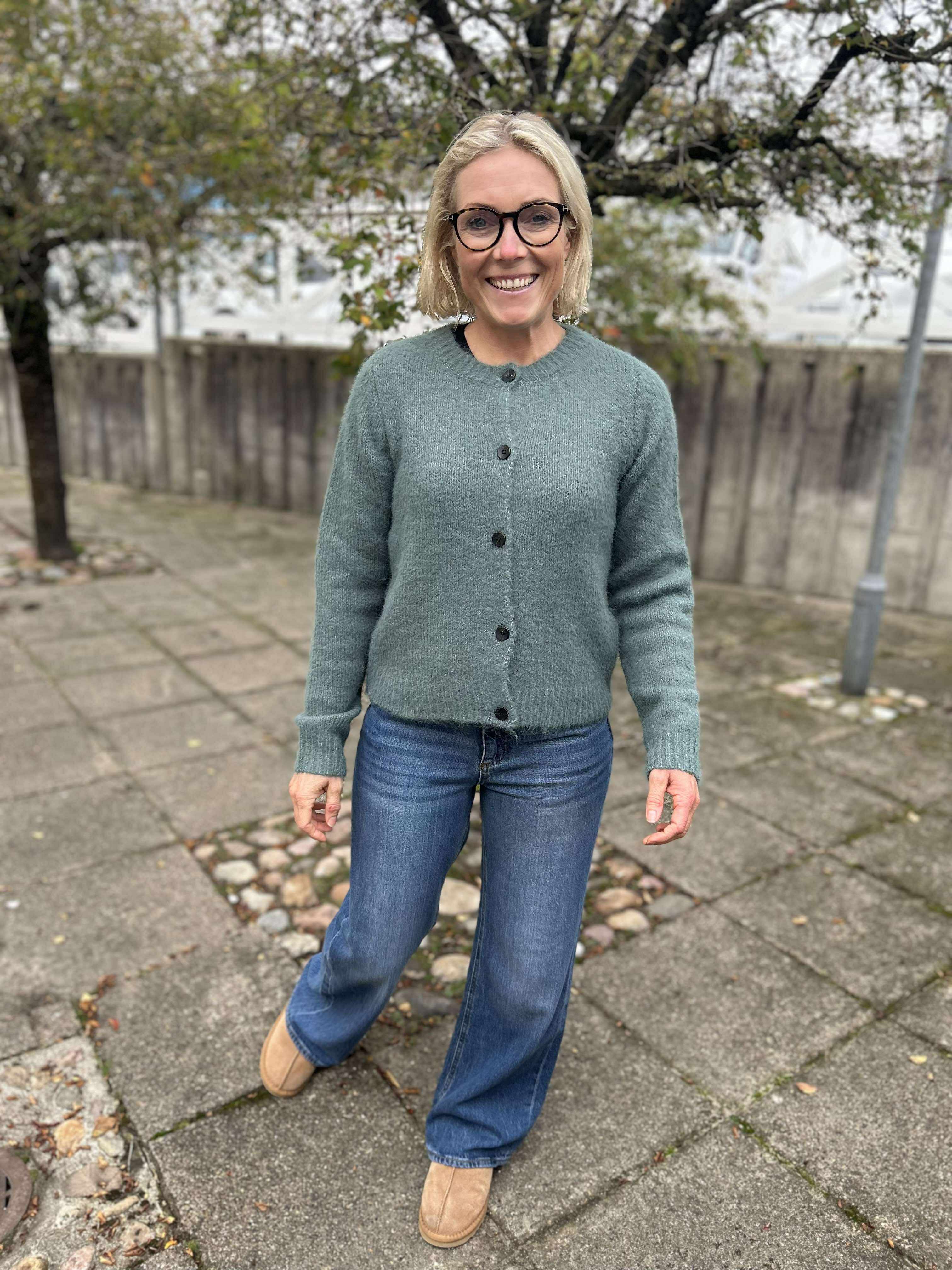 VMNOVAH Knit Cardigan - Balsam Green